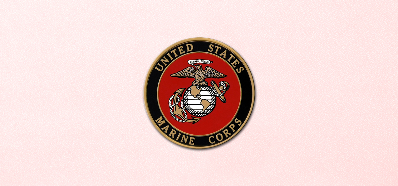 P 545 PK US Marine Pink Faux